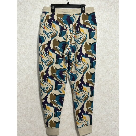 Eddie Bauer Blue and Green Track Joggers with Elastic Waistband - Picture 5 of 6